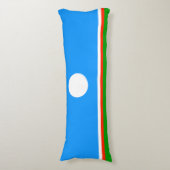 Vlag van Jakoetië Lichaamskussen (Voorkant Verticaal)