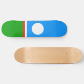 Vlag van Jakoetië Persoonlijk Skateboard (Horizontaal)