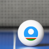 Vlag van Jakoetië Pingpongbal (Net)