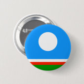 Vlag van Jakoetië Ronde Button 5,7 Cm (Voorkant /achterkant)