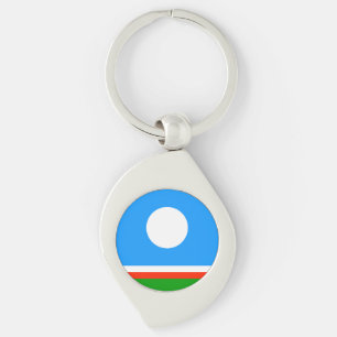 Vlag van Jakoetië Sleutelhanger