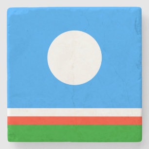 Vlag van Jakoetië Stenen Onderzetter