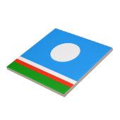 Vlag van Jakoetië Tegeltje (Zijkant)
