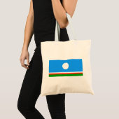 Vlag van Jakoetië Tote Bag (Voorkant (product))