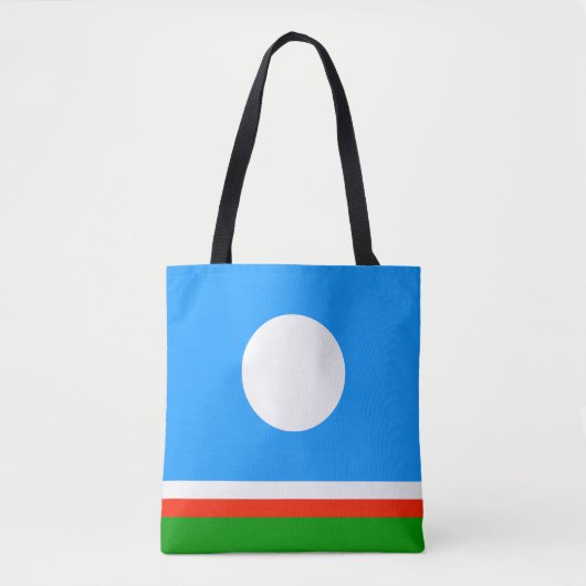 Vlag van Jakoetië Tote Bag (Voorkant)