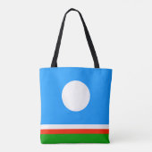 Vlag van Jakoetië Tote Bag (Achterkant)