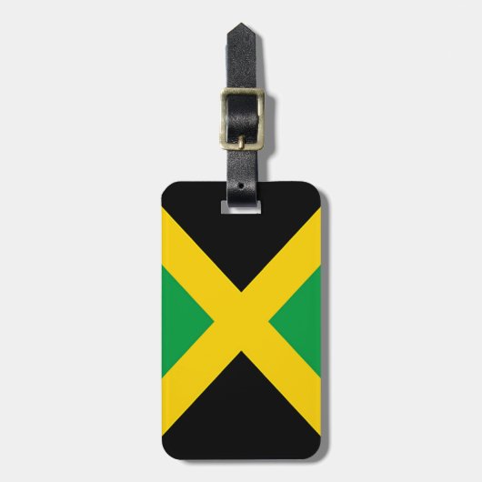 Vlag van Jamaica Bagagelabel (Voorkant verticaal)