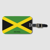 Vlag van Jamaica Bagagelabel (Voorkant (horizontaal))