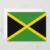 Vlag van Jamaica Briefkaart (Voorkant / Achterkant)