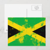 Vlag van Jamaica Briefkaart (Voorkant / Achterkant)