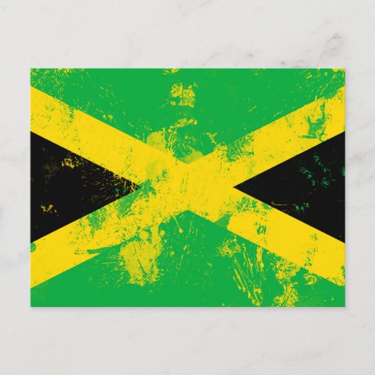 Vlag van Jamaica Briefkaart (Voorkant)