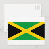 Vlag van Jamaica Briefkaart (Voorkant / Achterkant)