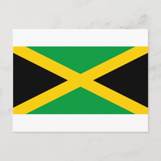 Vlag van Jamaica Briefkaart (Voorkant)