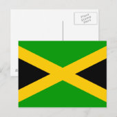 Vlag van Jamaica Briefkaart (Voorkant / Achterkant)