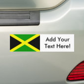 Vlag van Jamaica Bumpersticker (Op auto)