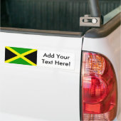 Vlag van Jamaica Bumpersticker (Op Truck)