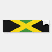 Vlag van Jamaica Bumpersticker (Voorkant)
