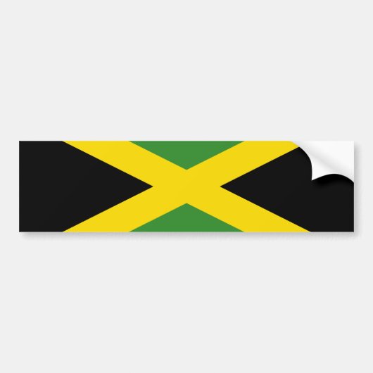 Vlag van Jamaica Bumpersticker (Voorkant)