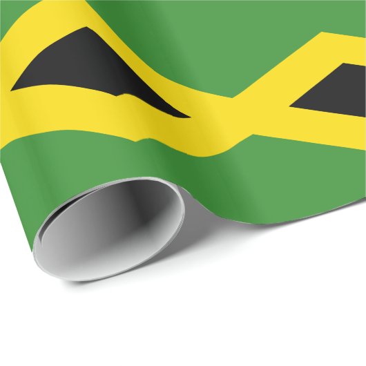 Vlag van Jamaica Cadeaupapier (Rol Hoek)