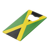 Vlag van Jamaica Credit Kaart Bottle Opener Creditkaart Flessenopener (Voorkant Gekanteld)