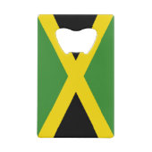Vlag van Jamaica Credit Kaart Bottle Opener Creditkaart Flessenopener (Achterkant)