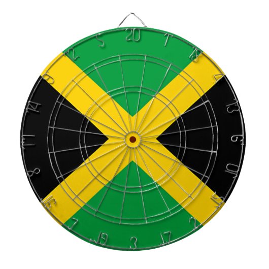 Vlag van Jamaica Dartbord (Voorkant)
