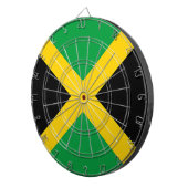 Vlag van Jamaica Dartbord (Voorkant Rechts)