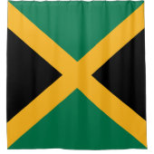 Vlag van Jamaica Douchegordijn (Voorkant)