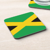 Vlag van Jamaica Drankjes Onderzetter (Linkerzijde)