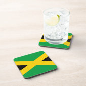 Vlag van Jamaica Drankjes Onderzetter (Rechterzijde)