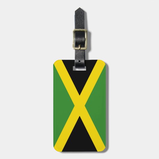 Vlag van Jamaica Easy ID Personal Bagagelabel (Voorkant verticaal)