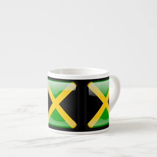Vlag van Jamaica Espresso Kop (Voorkant rechts)