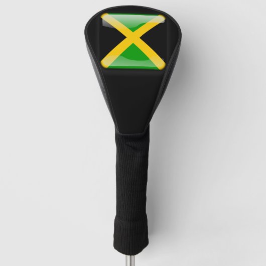 Vlag van Jamaica Golfheadcover (Voorkant)