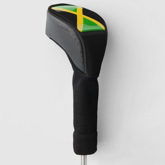 Vlag van Jamaica Golfheadcover (Schuin)