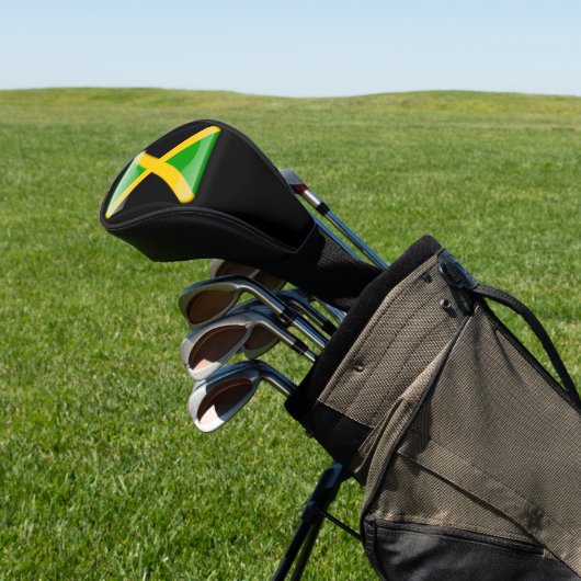 Vlag van Jamaica Golfheadcover (Insitu)