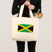Vlag van Jamaica Grote Tote Bag (Voorkant (product))