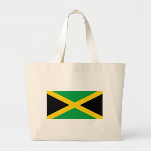 Vlag van Jamaica Grote Tote Bag (Voorkant)