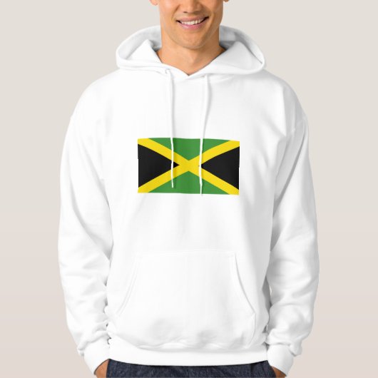 Vlag van Jamaica Hoodie (Voorkant)
