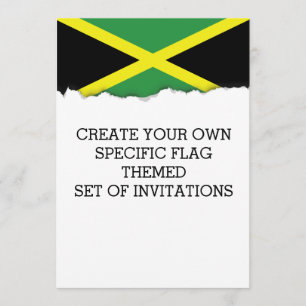 Vlag van Jamaica Kaart