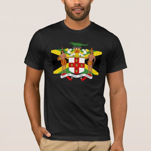 Vlag van Jamaica-karton van T-Shirt (Voorkant)
