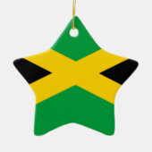 Vlag van Jamaica Keramisch Ornament (Voorkant)