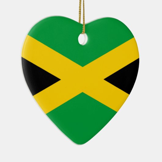 Vlag van Jamaica Keramisch Ornament (Rechts)