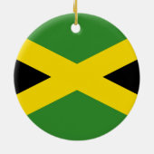 Vlag van Jamaica Keramisch Ornament (Achterkant)