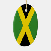 Vlag van Jamaica Keramisch Ornament (Rechts)