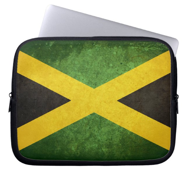 Vlag van Jamaica Laptop Sleeve (Voorkant)