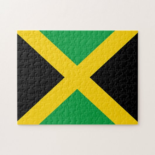 Vlag van Jamaica Legpuzzel (Horizontaal)