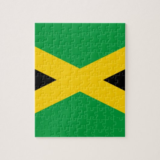 Vlag van Jamaica Legpuzzel (Verticaal)