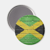 Vlag van Jamaica Magneet (Voorkant / Achterkant)