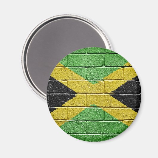 Vlag van Jamaica Magneet (Voorkant / Achterkant)
