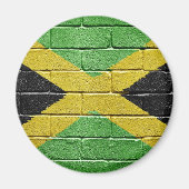 Vlag van Jamaica Magneet (Voorkant)